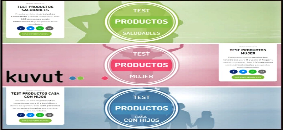 Ordinario Acera soborno Kuvut plataforma de marketing participativo para probar productos -  Muestragratis.com