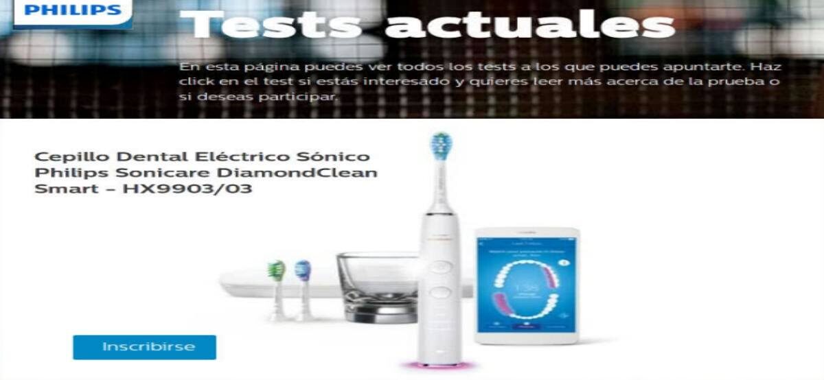 Philips regala cepillos dentales Sonicare Diamond Clean Smart para Probar