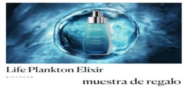 Promoción de Destino Belleza que regala muestras gratis de Biotherm Life Plankton Elixir