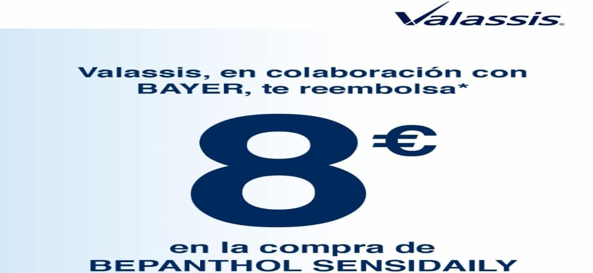 Sensidaily Bepanthol de Bayer te reembolsa 8 Euros