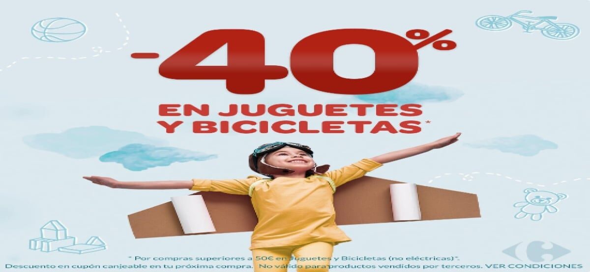 Compra En Carrefour Y Disfruta Del 40 De Descuento En Bicicletas Y Juguetes