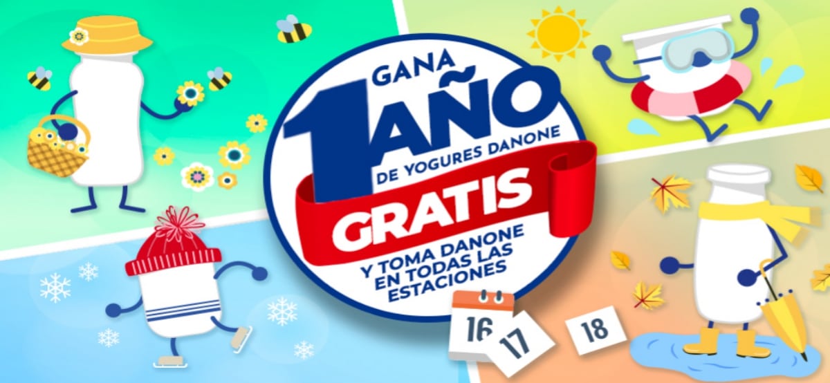 Participa Y Gana Un Año Gratis De Yogures Danone