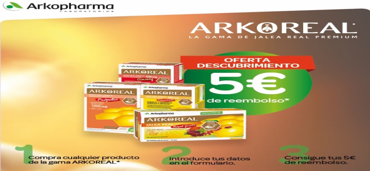 Compra Productos Arkopharma Y Recibe 5€ De Reembolso