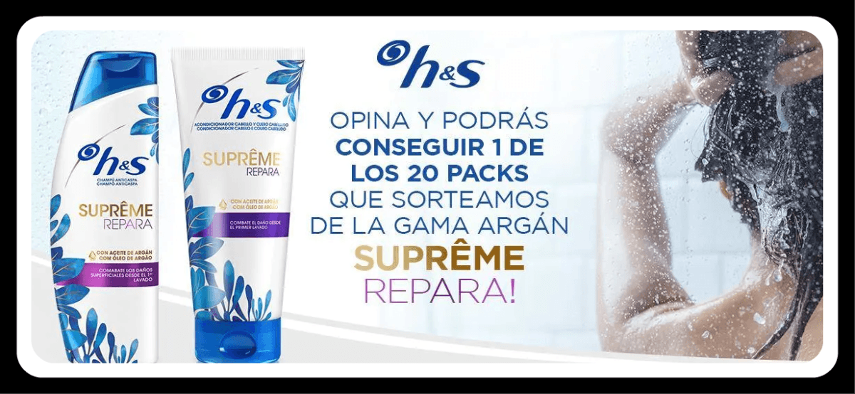 Gana Un Champú Y Un Suavizante Argán Supreme De H&s