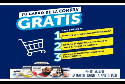 Compra Aguinamar Y Participa En Sorteo De Carros Y Cestas Valoradas Entre 50 Y 100 Euros