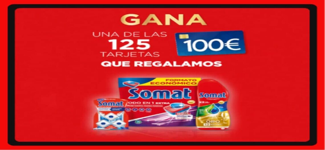 Consigue Tarjetas De 100€ Con Somat