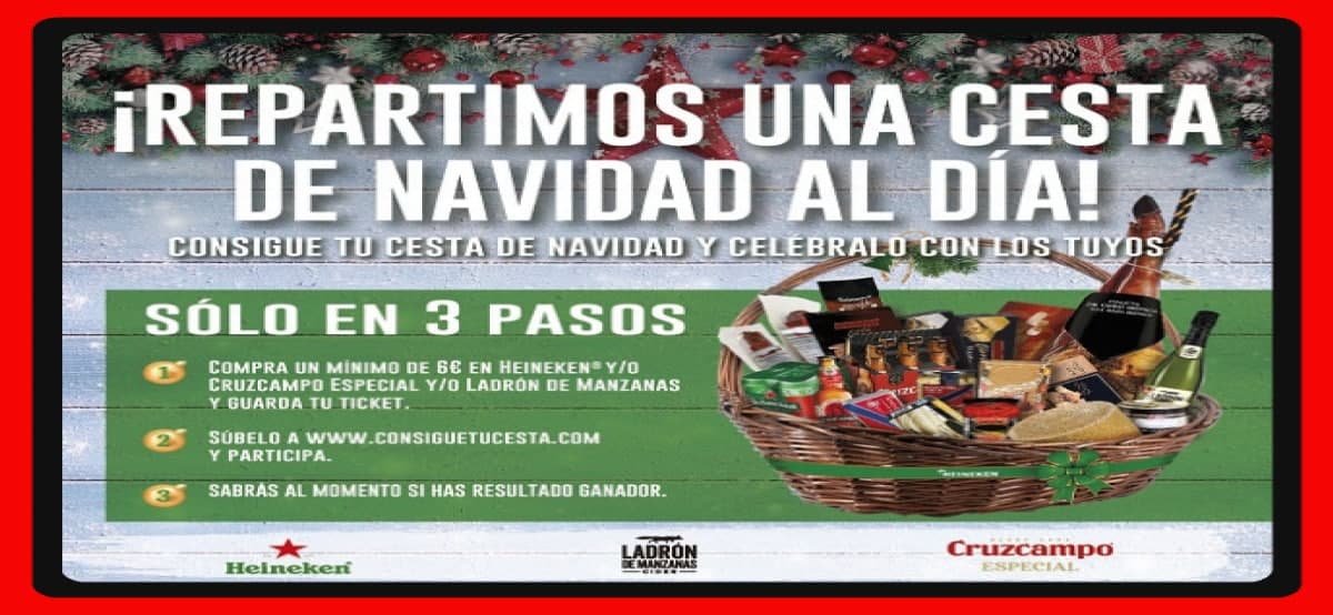 Consigue Cestas Navideñas Con Heineken