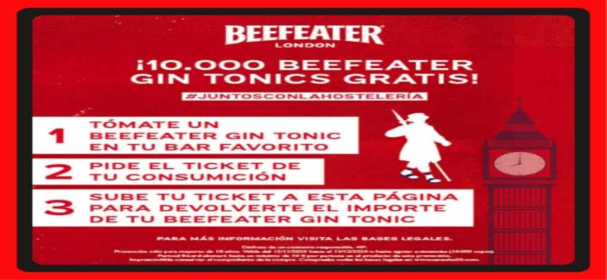 Consigue Hasta 10€ Tomando Beefeater Dry Y Beefeater Pink