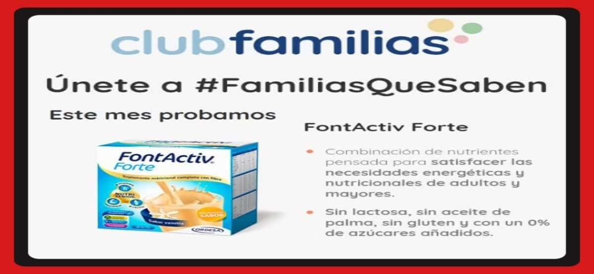 Club Familias Regala Gratis Fontactiv Forte