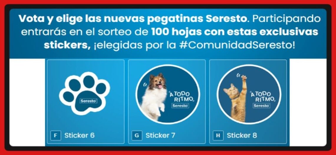 Consigue Pegatinas Para Tu Mascota Que Sortea La Comunidad Seresto