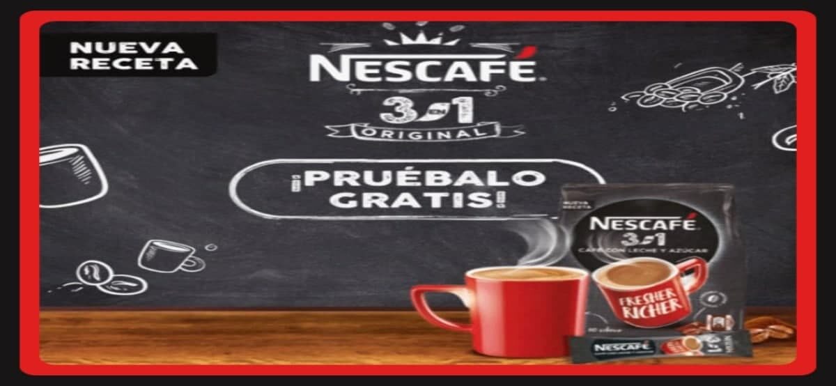 Prueba Gratis El Nuevo Nescafé 3 En 1