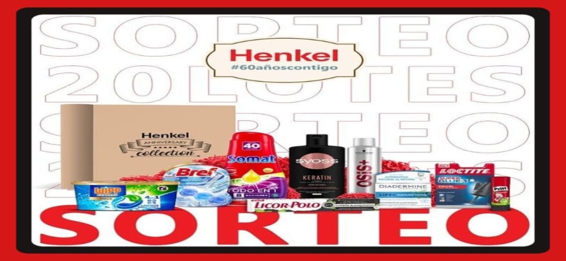 Henkel Ibérica Esta De Fiesta Y Un Sorteo Donde Reparten Lotes De Sus Mejores Productos