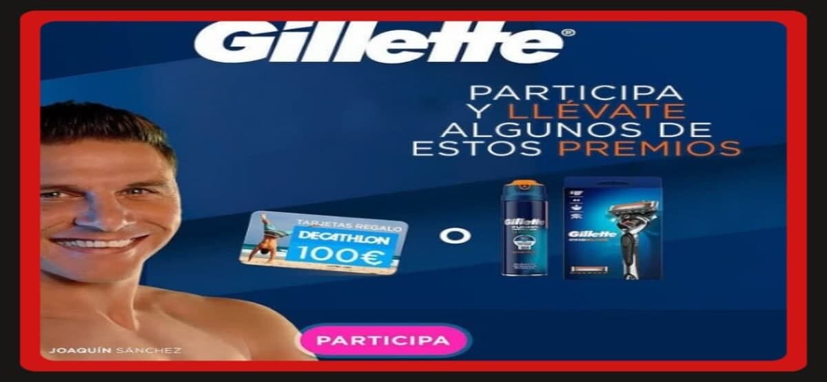 Consigue Tarjetas Decathlon Y Pack De Productos Gillette