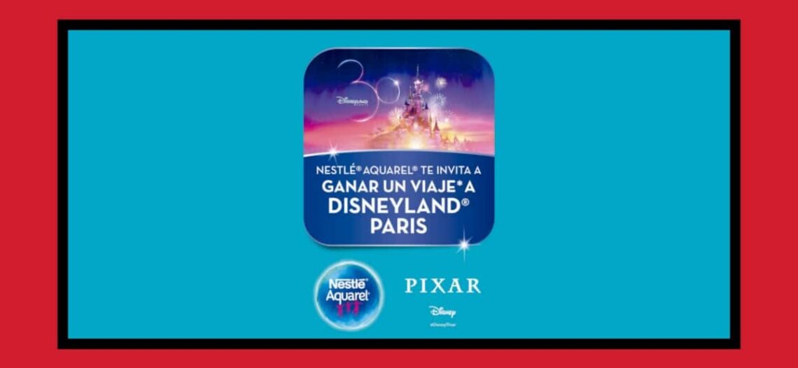 Aquarel de Nestle sortea un viaje a Disneyland para cuatro personas