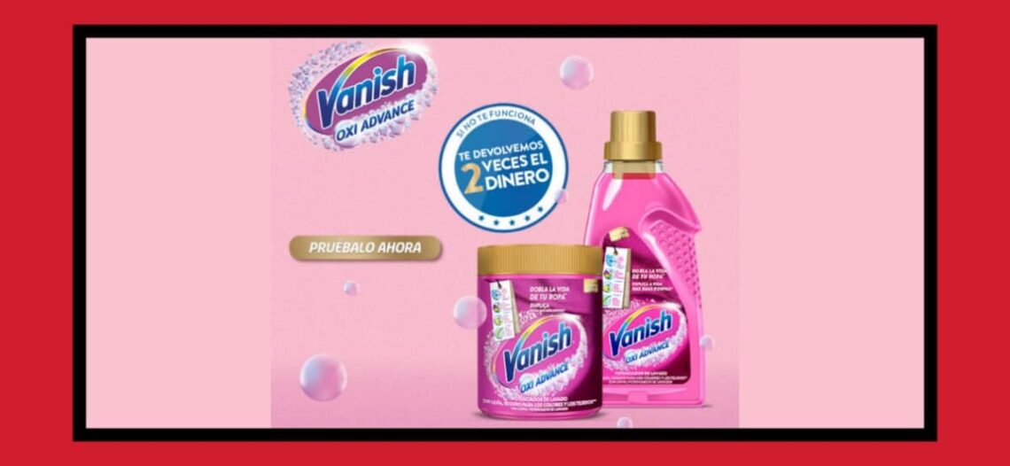 Consigue reembolsos para Vanish Oxi Advance 1