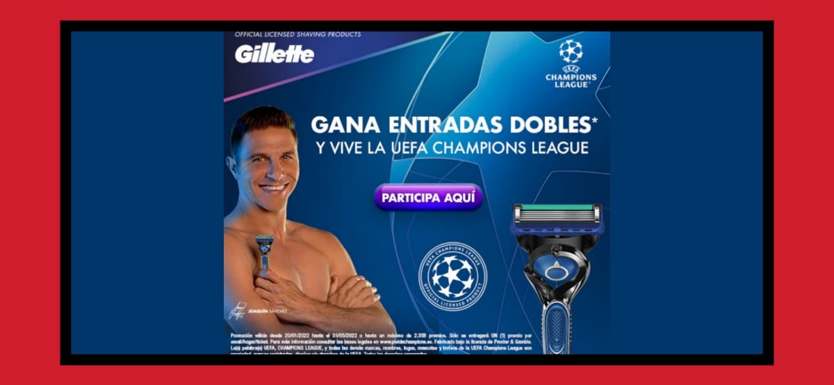 Champions League con Gillette