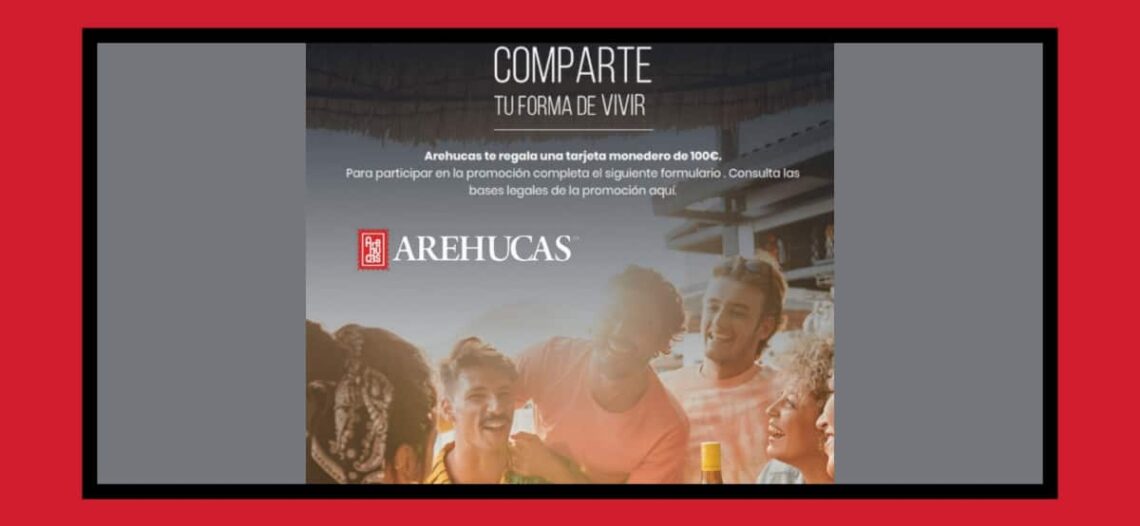 Consigue tarjetas monedero de 100 euros con Arehucas