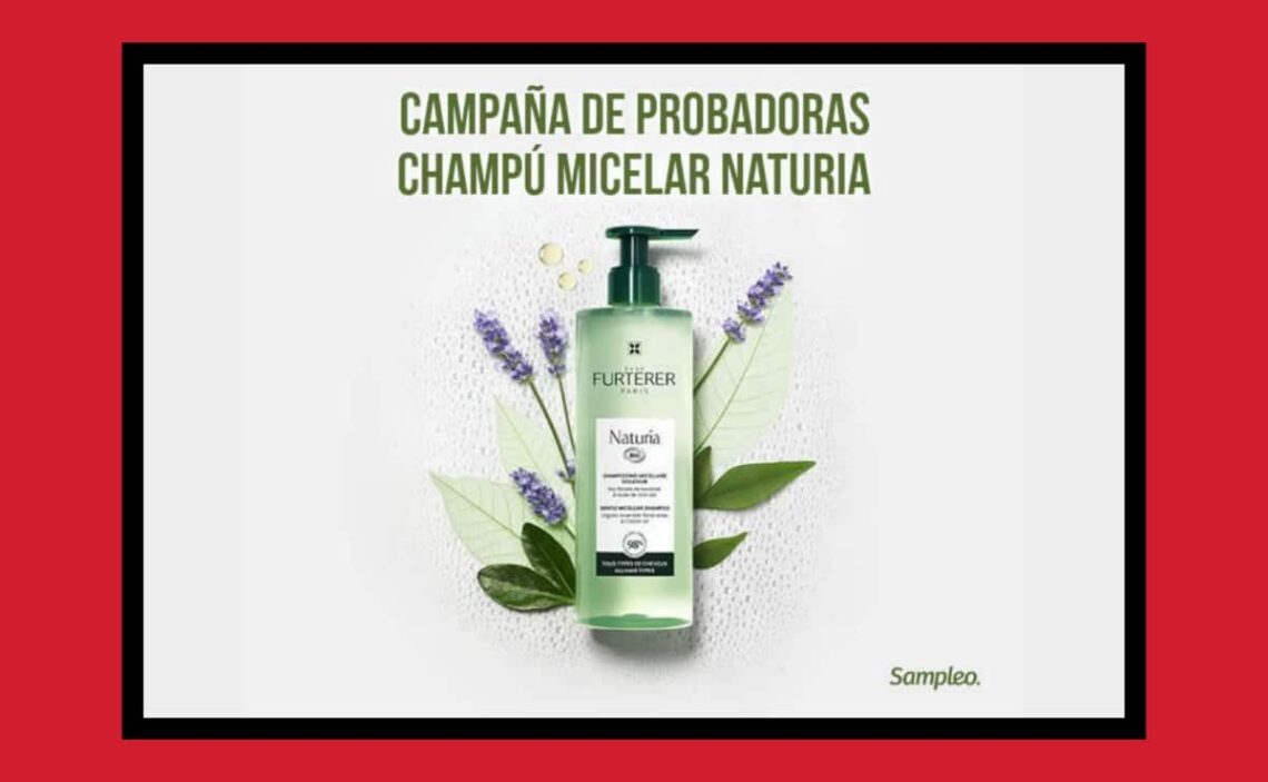 Sampleo reparte muestras gratis del champu Naturia Bio Micelar