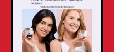 Consigue gratis muestras del Hyaluronic Moisture