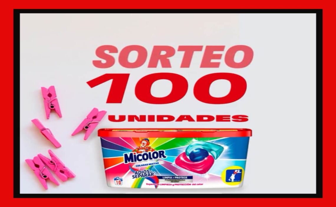 Consigue detergentes Micolor gratis