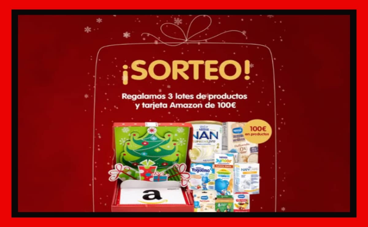 Consigue cestas navidenas y tarjetas de 100 euros
