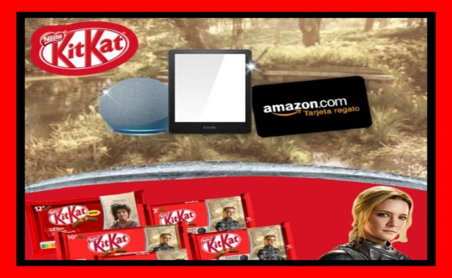 Kitkat sortea fabulosos premios y tarjetas Amazon