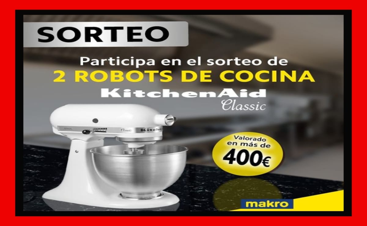 Makro reparte dos robot para la cocina
