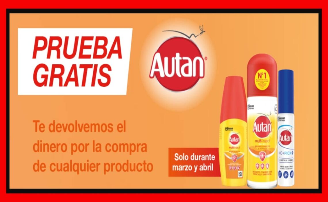 Consigue reembolsos para los productos Autan