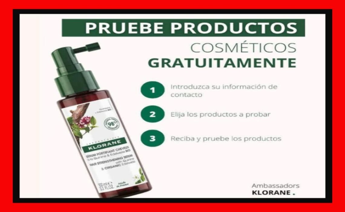 Klorane esta buscando probadores