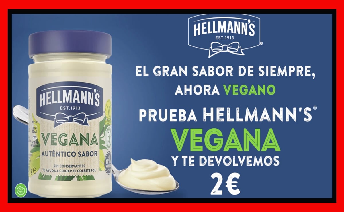 Hellmann’s reparte reembolsos de 2 euros