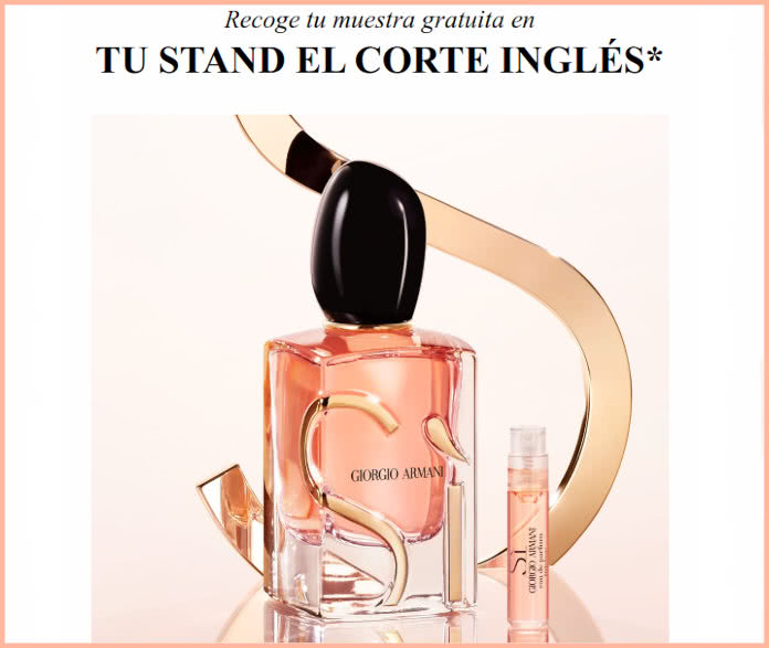 Obtén una muestra gratis de Sì Eau de Perfume Intense de Armani