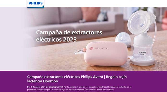 Campana de promocion de los extractores electricos Philips Avent