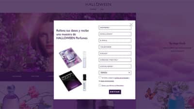 Obten muestras gratuitas de perfumes para Halloween