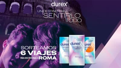 Concurso de viajes patrocinado por Durex