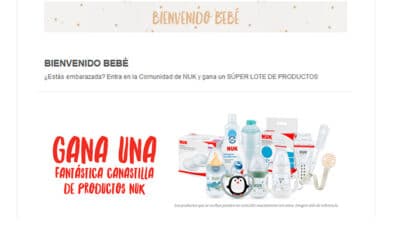 Participa y gana una canastilla NUK para tu bebe