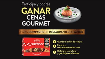 Participa para ganar cenas gourmet con Cuetara