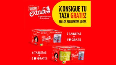 Consigue tazas Nestle Extrafino coleccionables en promocion de muestras gratis