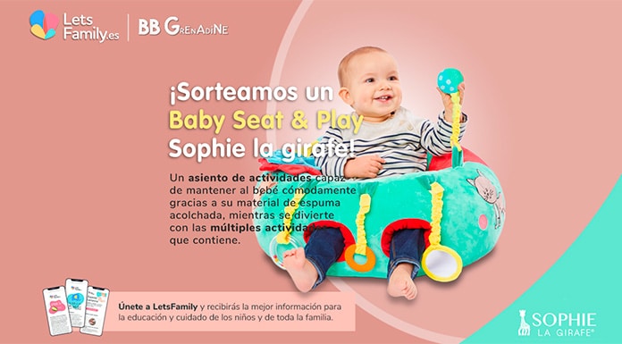 Lets Family organiza un sorteo de un asiento para bebé y un juguete Sophie la jirafa.