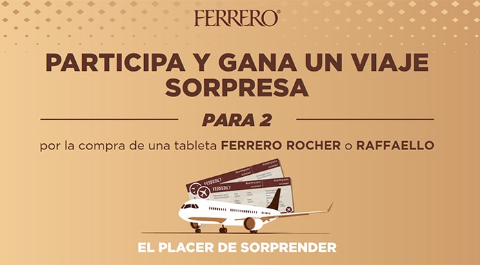 Participa y gana un viaje sorpresa con Ferrero