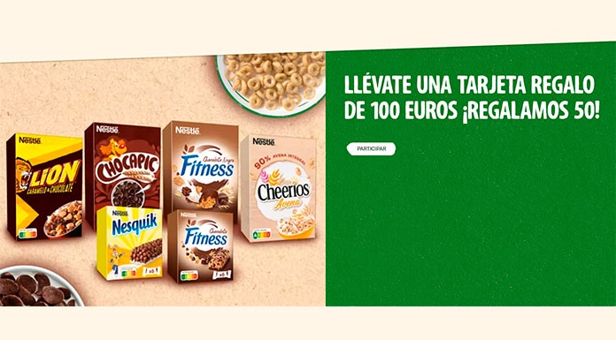 Nestlé obsequia tarjetas regalo - Ofertas de Muestras Gratis y Chollos.