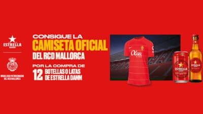 Compra la camiseta oficial del RCD Mallorca con Estrella Damm