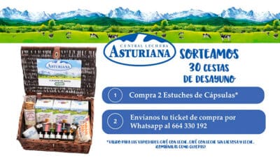 Concurso para ganar cestas de desayuno de Central Lechera Asturiana