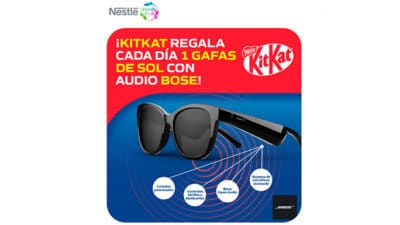 Consigue unas gafas de sol con audio Bose gratis al
