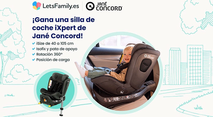 Gana un asiento de coche iXpert de Jané Concord con Lets Family