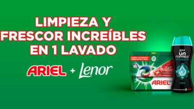 Aprovecha la oferta de Ariel Oxi Lenor Unstoppables ¡Gratis