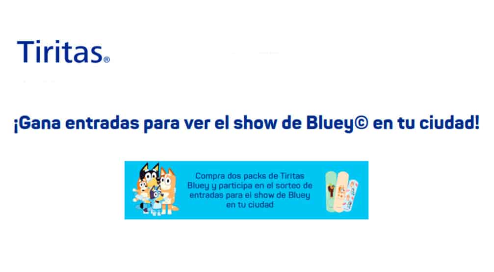 Consigue boletos para presenciar la presentacion de Bluey junto a