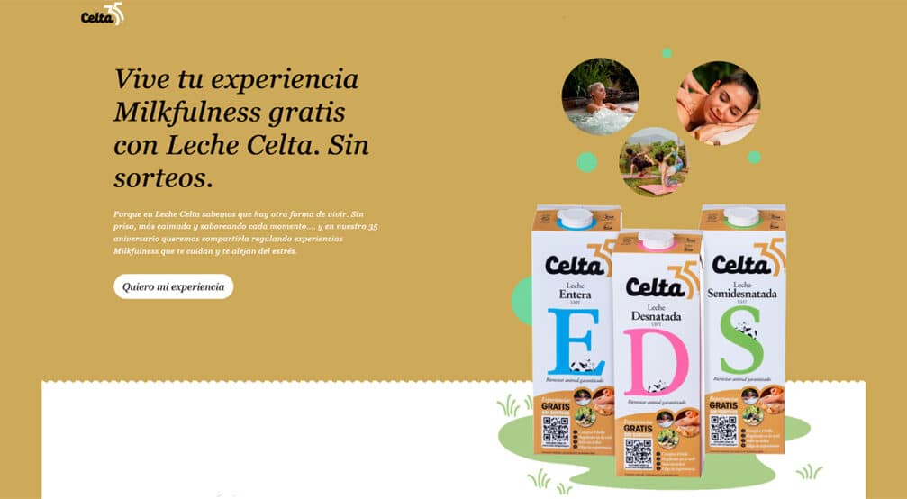 Experimenta el poder de la Milkfulness de Leche Celta de