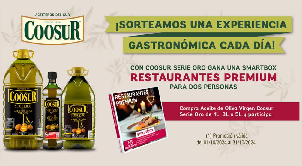 Gana una experiencia culinaria con Coosur