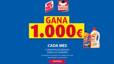 Participa para ganar premios con WC Net y Omino Bianco