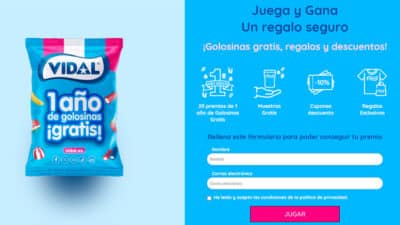 Regalos garantizados con Golosinas Vidal